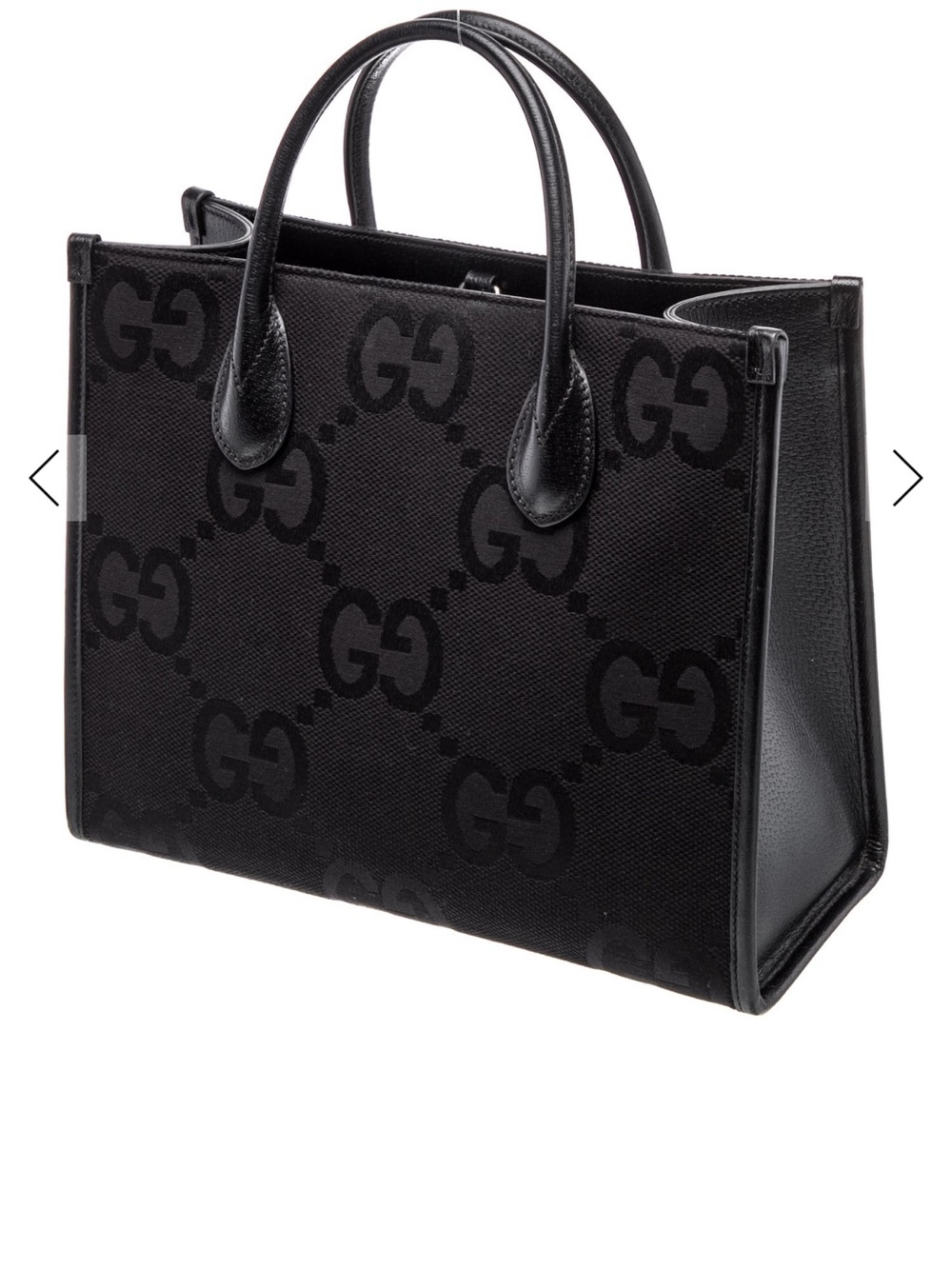 Gucci Monogram GG Jumbo Textured Tote